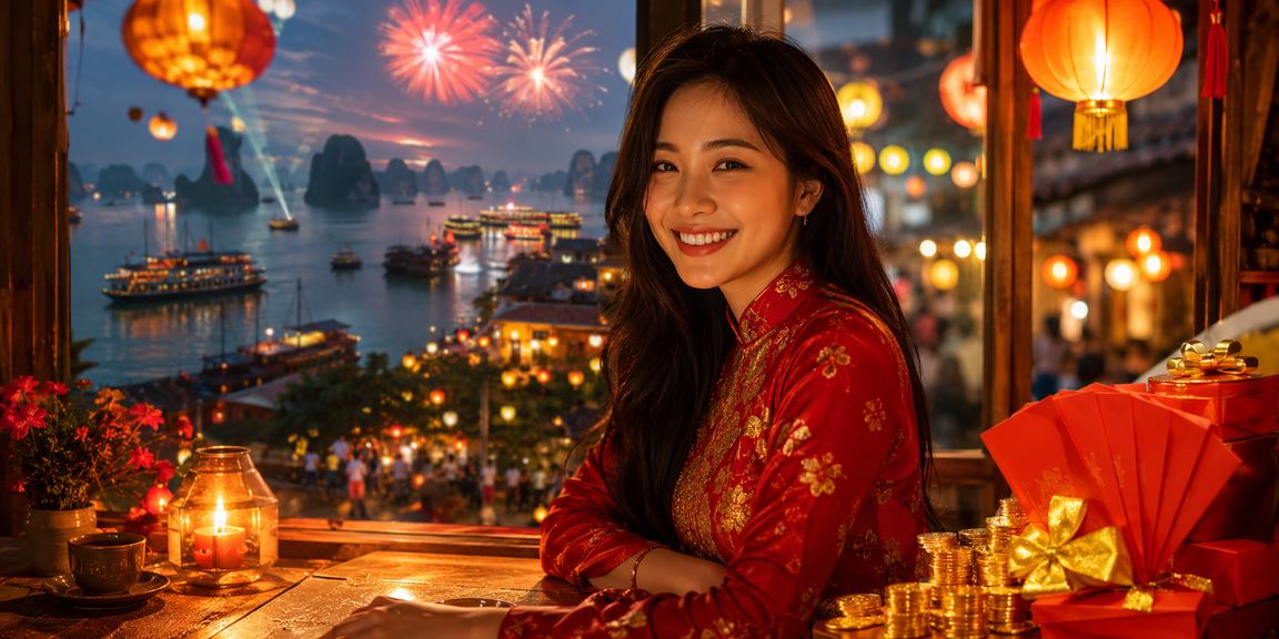 Người dùng Hội An nhận bonus bao lì xì đỏ khi thử trò chơi mới tại quán cà phê